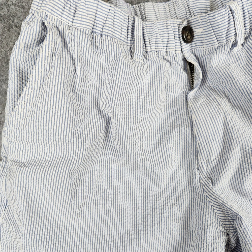 Chubbies Originals Shorts Men L Blue Seersucker Striped 5.5 Inseam Casual Summer - Picture 5 of 13